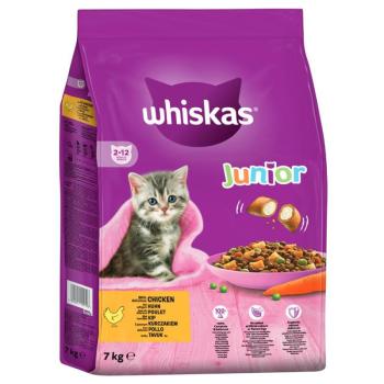 7kg Whiskas Junior csirke száraz macskatáp kép