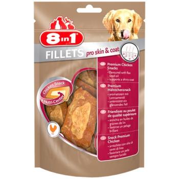 8 in 1 Fillets Pro Skin & Coat - jutalomfalat 80 g kép