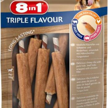 8in1 Triple Flavour Ribs rágó borda 6 db kép