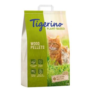 8l Tigerino Plant-Based fapellet macskaalom - természetes faillattal, illatmentes kép