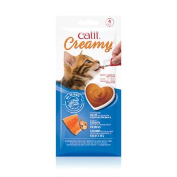 8x10g Catit Creamy Lazac & garnéla macskasnack kép