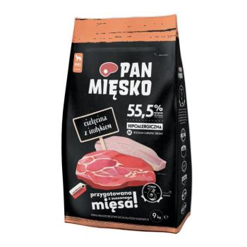 9kg Pan Mięsko Medium borjú & pulyka száraz kutyatáp kép