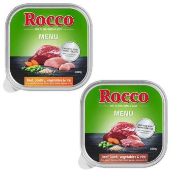 9x300g Rocco tálcás nedves kutyatáp vegyes próbacsomag- Menü mix kép