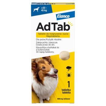 AdTab™ rágótabletta kutyák részére 1 db / 22-45 kg közötti testsúly esetén kép