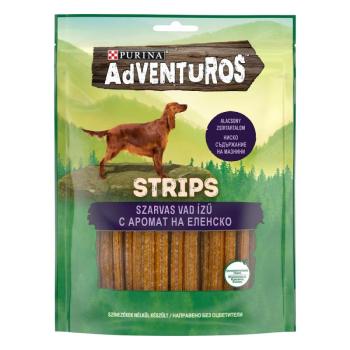 ADVENTUROS Strips Szarvas, vad ízű kutya jutalomfalat 90 g kép