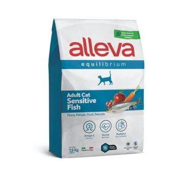 Alleva Equilibrium Adult Cat Sensitive - hal 1,5 kg kép