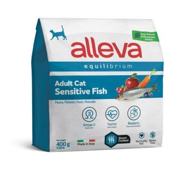 Alleva Equilibrium Adult Cat Sensitive - hal 400 g kép