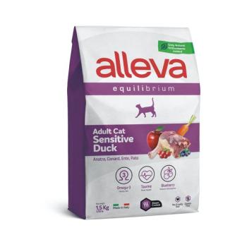 Alleva Equilibrium Adult Cat Sensitive - kacsa 1,5 kg kép