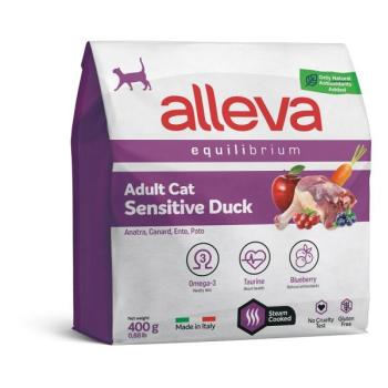 Alleva Equilibrium Adult Cat Sensitive - kacsa 400 g kép