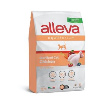 Alleva Equilibrium Adult Cat Sterilized - csirke 1,5 kg kép