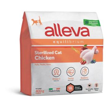 Alleva Equilibrium Adult Cat Sterilized - csirke 400 g kép