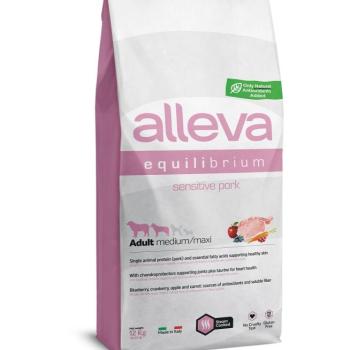 Alleva Equilibrium Adult Medium/Maxi Dog Sensitive - sertés 12 kg kép