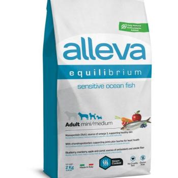 Alleva Equilibrium Adult Mini/Medium Dog Sensitive - hal 2 kg kép