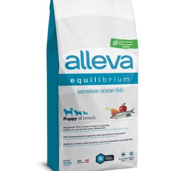 Alleva Equilibrium Puppy Sensitive - hal 12 kg kép