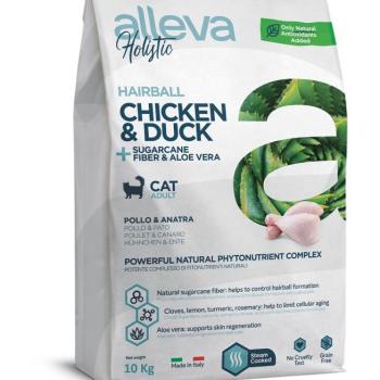 Alleva Holistic Adult Cat Hairball Chicken & Duck 10 kg kép