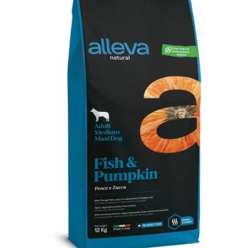 Alleva Natural Adult Medium/Maxi Dog - hal és sütőtök 12 kg kép