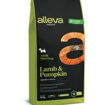 Alleva Natural Adult Mini Dog - bárány és sütőtök 12 kg kép