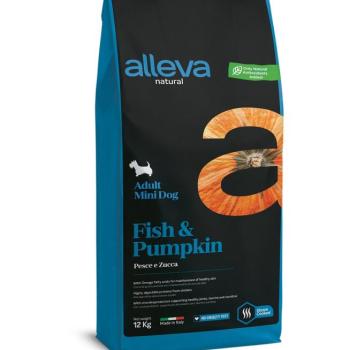 Alleva Natural Adult Mini Dog - hal és sütőtök 12 kg kép