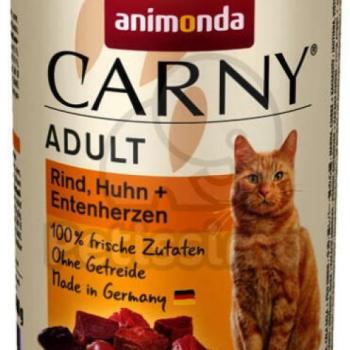 Animonda Carny Adult beef, chicken & duck heart 400 g kép