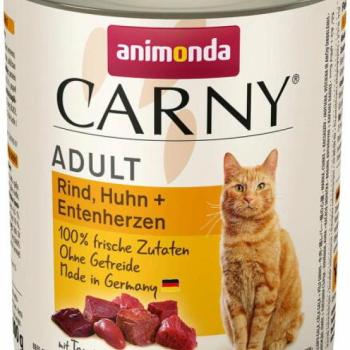 Animonda Carny Adult beef, chicken & duckheart 800 g kép