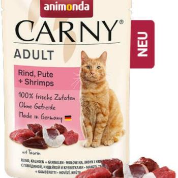 Animonda Carny Adult beef, turkey & shrimp pouch 85 g kép