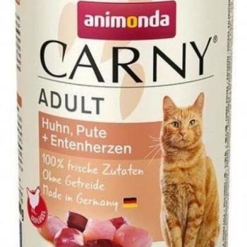 Animonda Carny Adult chicken, turkey & duck hearts 400 g kép