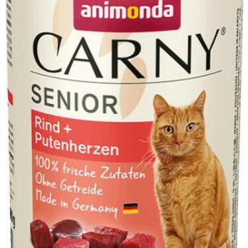 Animonda Carny Senior beef & turkey heart 400 g kép