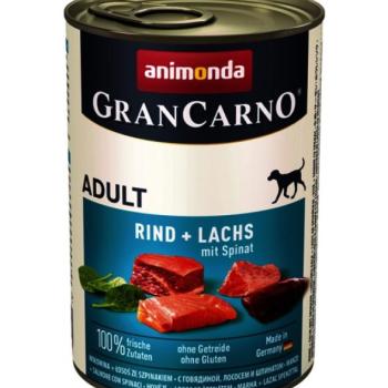 Animonda GranCarno Adult konzerv, marha, lazac és spenót 400 g (82754) kép