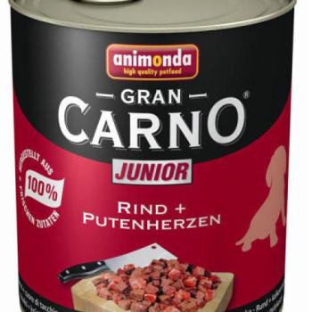 Animonda GranCarno Junior - Beef & Turkey Hearts 800 g kép