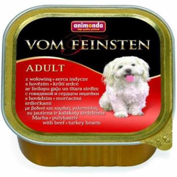 Animonda Vom feinsten classic Beef + Turkey Heart 150 g kép