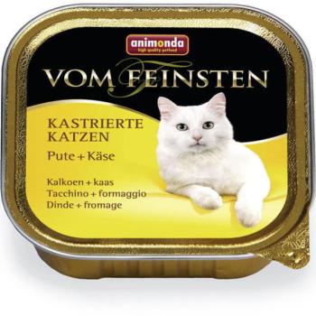 Animonda Vom Feinsten Kastrierte turkey, cheese 100 g kép