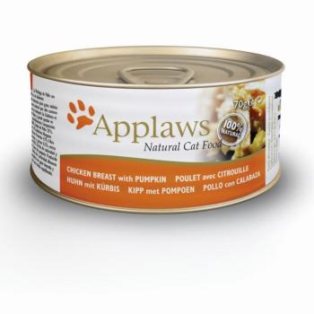 Applaws Cat csirkemellhús és sütőtök konzerv 70 g kép