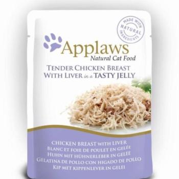 Applaws Chicken & liver in a tasty jelly 70 g kép