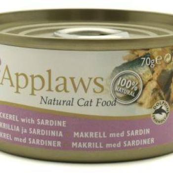 Applaws Mackerel & sardine tin 70 g kép