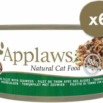 Applaws Tuna & seaweed tin 6x70 g kép