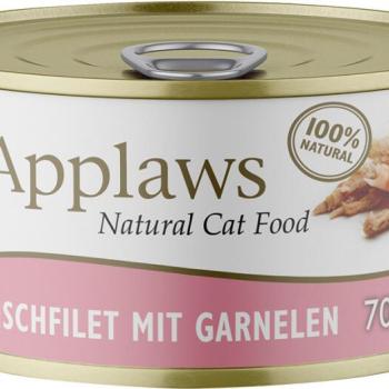 Applaws Tuna & shrimp tin 24x70 g kép