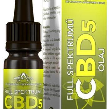 Arthrocol Full spektrumú CBD 5 olaj kutyáknak 10 ml kép