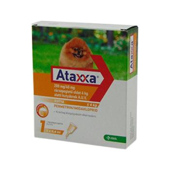 Ataxxa rácsepegtető oldat kistestű kutyáknak 1 x 0,4 ml kép