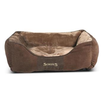 Barna plüss fekhely kutyáknak 50x60 cm Scruffs Chester M – Plaček Pet Products kép