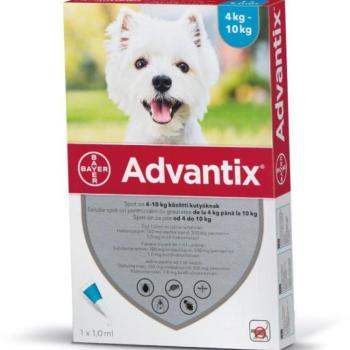 Bayer Advantix Spot On 4-10 kg 1 ml kép