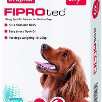 Beaphar FIPROtec Spot-on M 10-20 kg 6x1.34 ml kép
