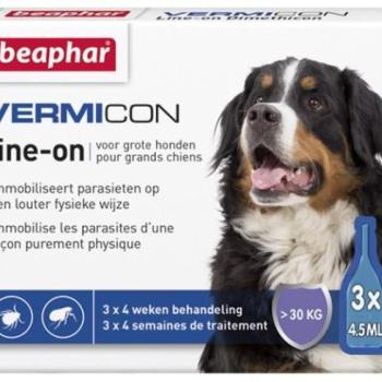 Beaphar Vermicon Dog Line-on Spot-on L 30 kg felett 3x4,5 ml kép