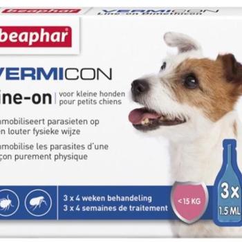 Beaphar Vermicon Dog Line-on Spot-on S 15 kg alatt 3x1,5 ml kép