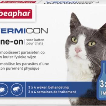 Beaphar Vermicon spot-on macskáknak 3x1 ml kép