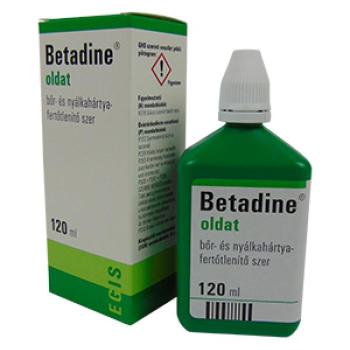 Betadine oldat 120 ml kép