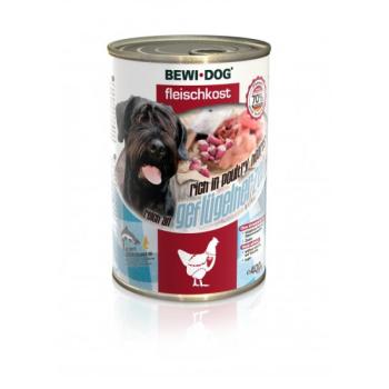 Bewi-Dog konzerv színhús baromfiszívben gazdag 400 g kép