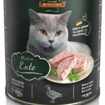 BEWITAL petfood Leonardo duck in tin 800 g kép