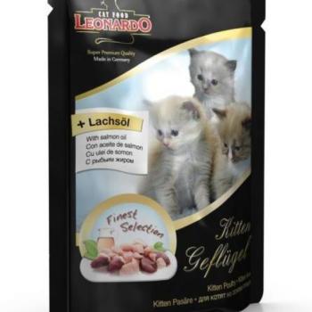 BEWITAL petfood Leonardo Finest Selection Kitten poultry 85 g kép