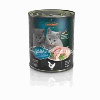 BEWITAL petfood Leonardo Kitten chicken tin 800 g kép