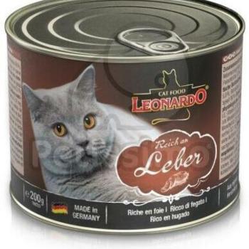 BEWITAL petfood Leonardo liver tin 6x400 g kép